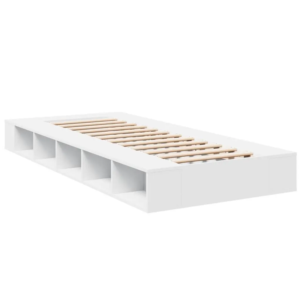 White Bed Frame 90x190 cm for Any Bedroom