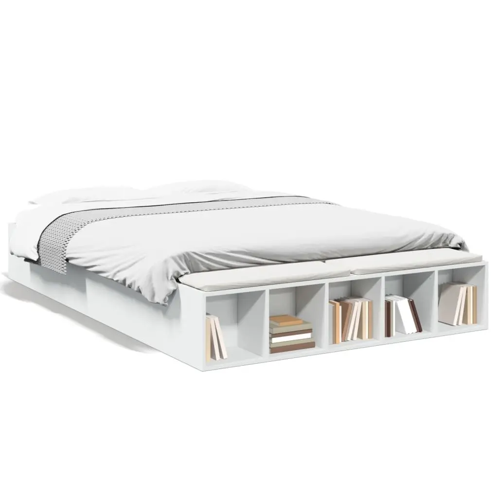 White Bed Frame 150x200cm for Home Use