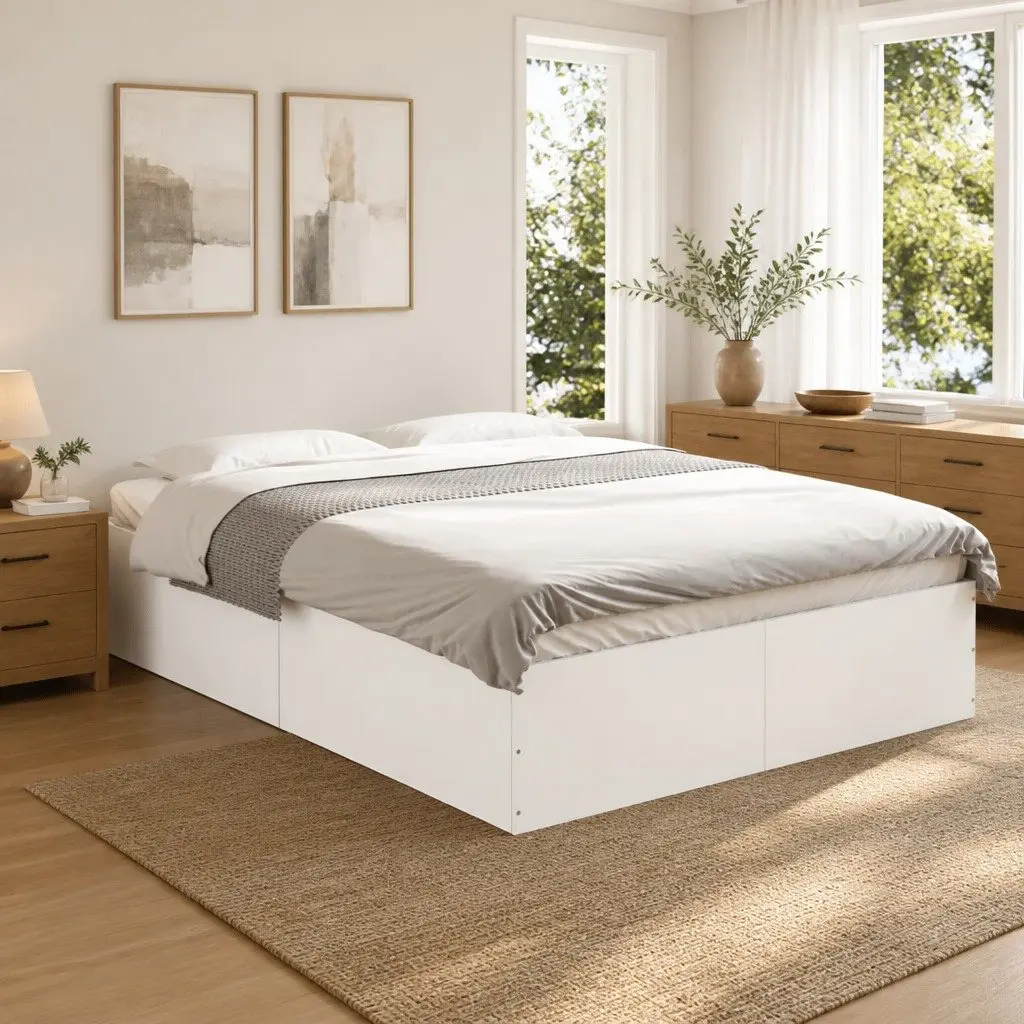 Bed Frame 135x190 cm for Any Bedroom Layout