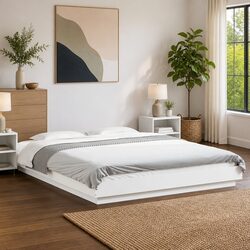 Practical RGB LED Bed Frame for Your Modern Bedroom 150x200cm