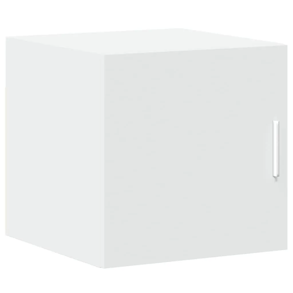 Slim Storage Cabinet Engineered Wood 40x42.5x225cm White Tall Bathroom Bedroom