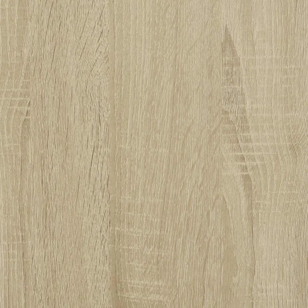 Storage Cabinet Tall Engineered Wood Sonoma Oak Brown Home Furniture Shelves