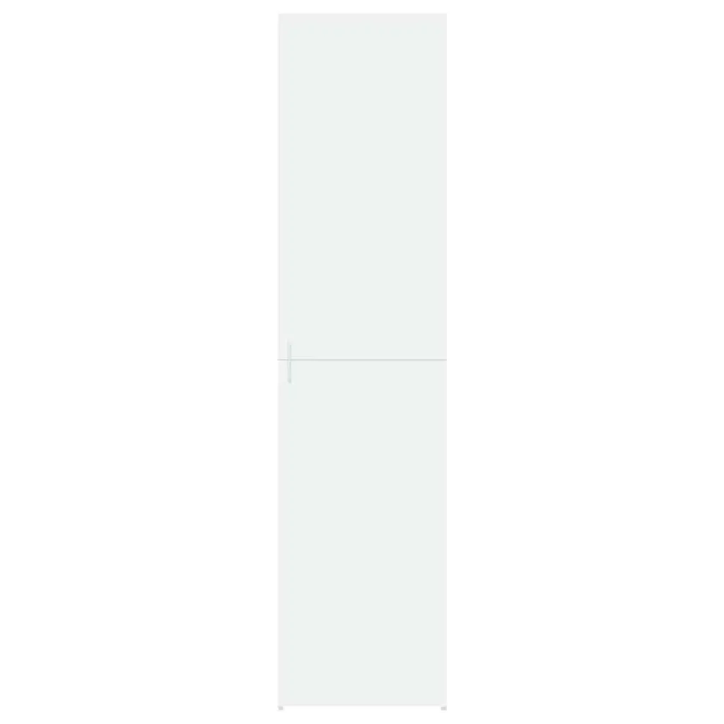 Highboard Cabinet Engineered Wood White 45x42.5x185cm Storage for Bedroom Living Room Hallway