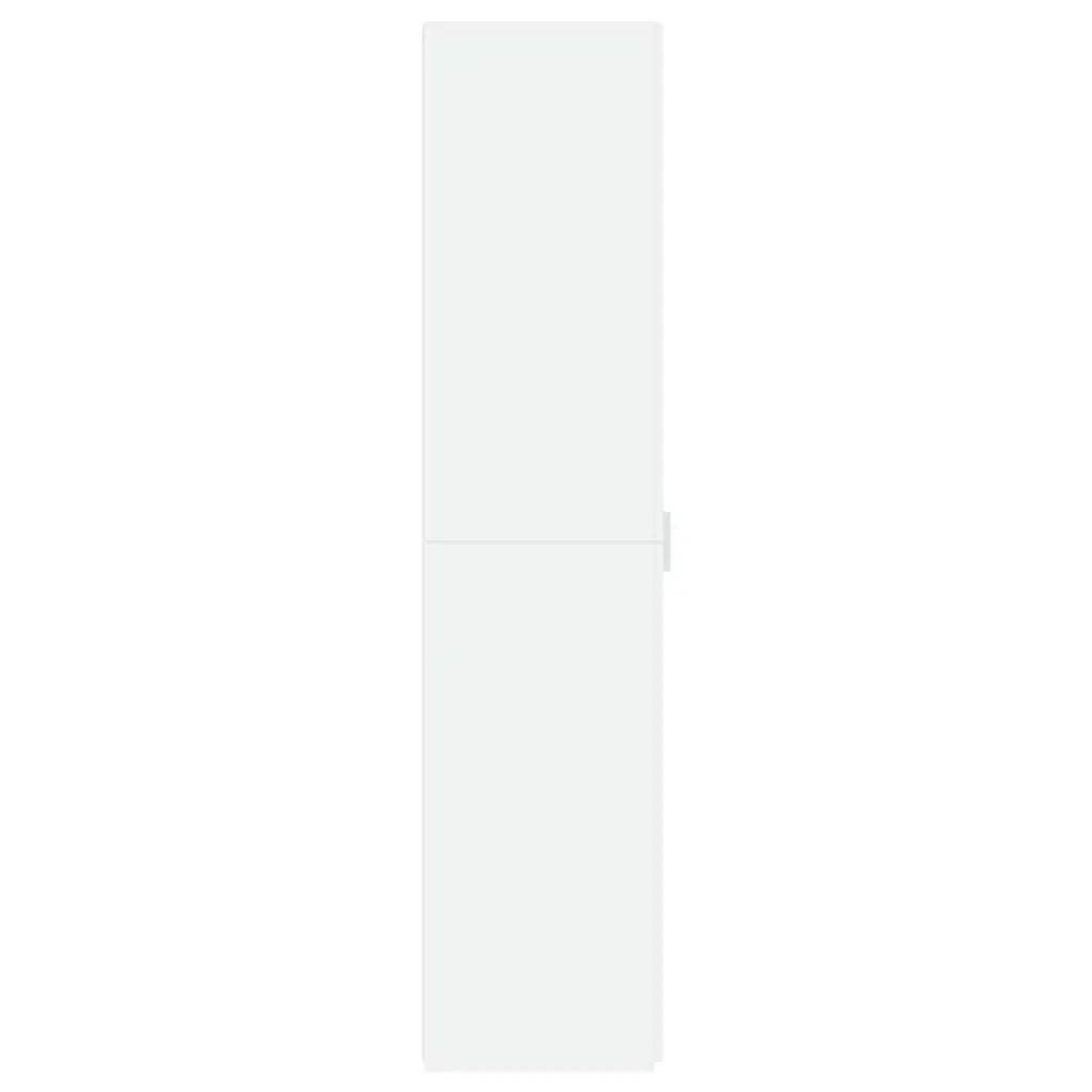 Highboard Cabinet Engineered Wood White 45x42.5x185cm Storage for Bedroom Living Room Hallway