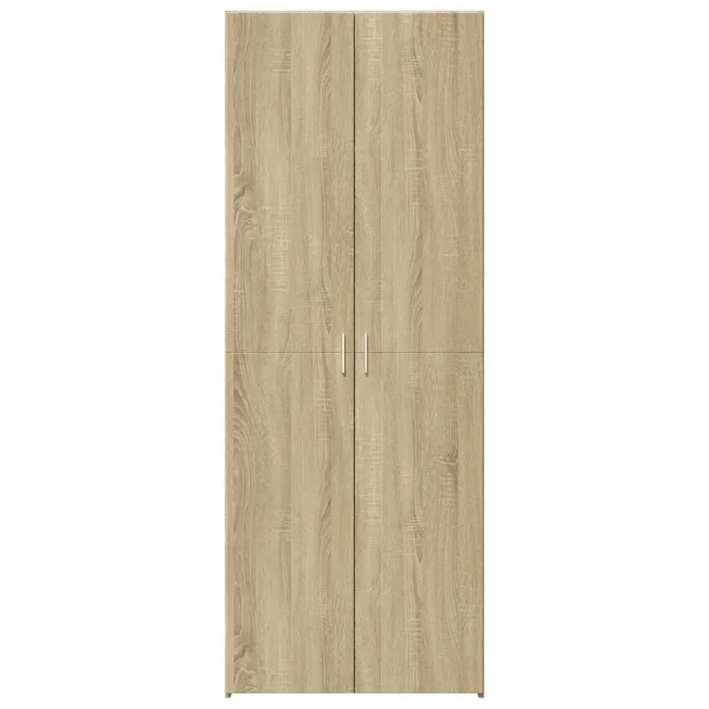 Highboard Cabinet Engineered Wood Brown Storage Unit 70x42.5x185cm Living Room Bedroom