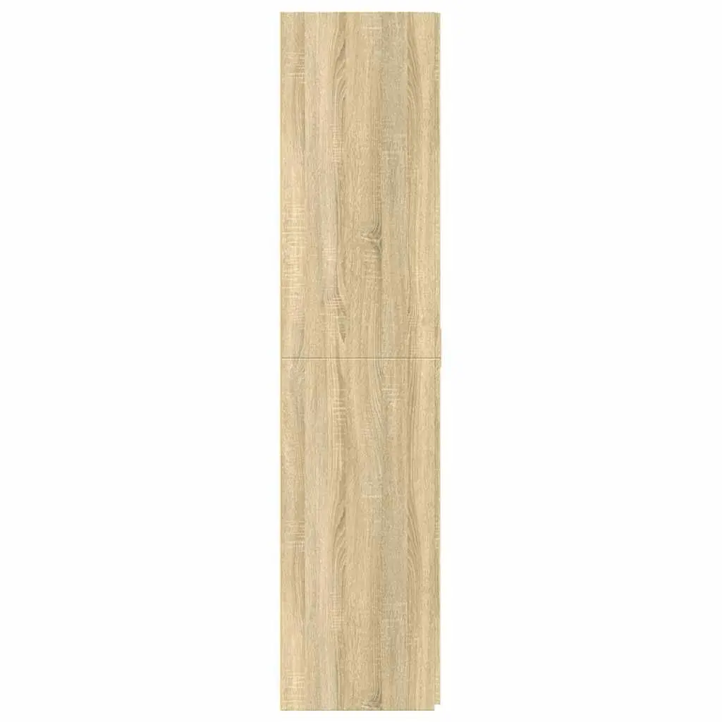 Highboard Cabinet Engineered Wood Brown Storage Unit 70x42.5x185cm Living Room Bedroom