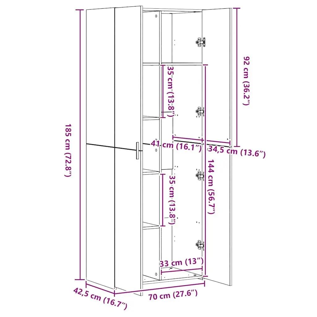 White Highboard for Home Organization