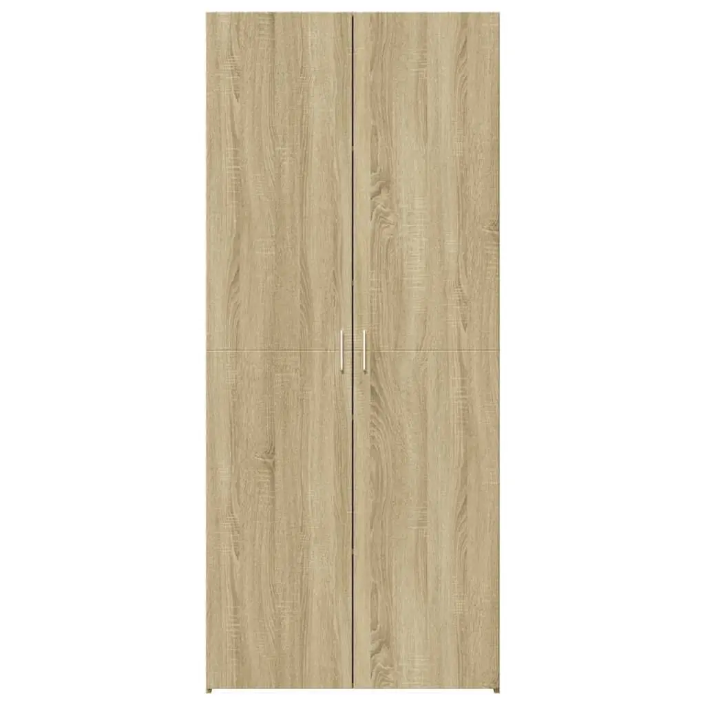 Storage Cabinet Highboard Engineered Wood Brown for Living Room Bedroom 70x42.5x185cm