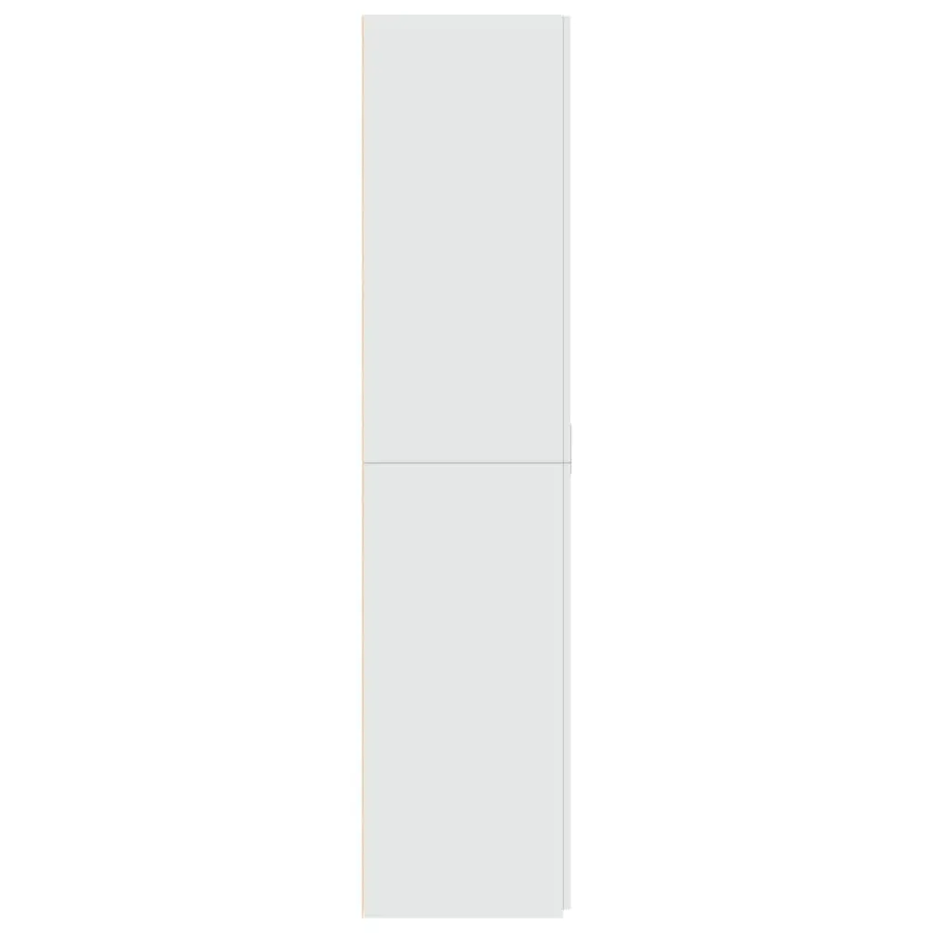 White Highboard Storage Cabinet Engineered Wood Bedroom Living Room Sideboard