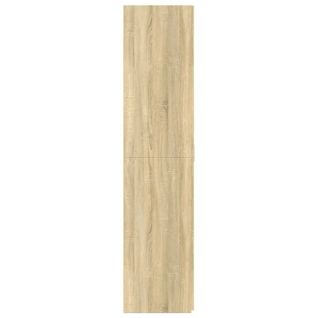 Highboard Cabinet Engineered Wood Brown 80x42.5x185cm Storage Unit for Living Room and Bedroom