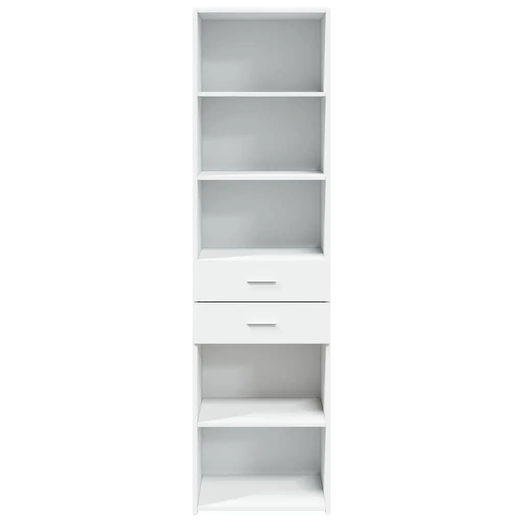 Highboard Storage Cabinet White Modern Engineered Wood Cupboard Sideboards