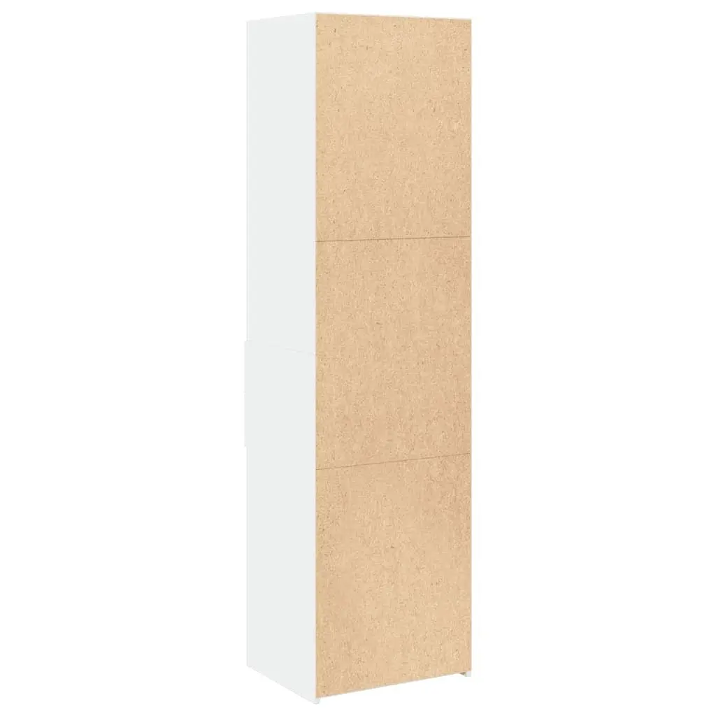 Highboard Storage Cabinet White Modern Engineered Wood Cupboard Sideboards