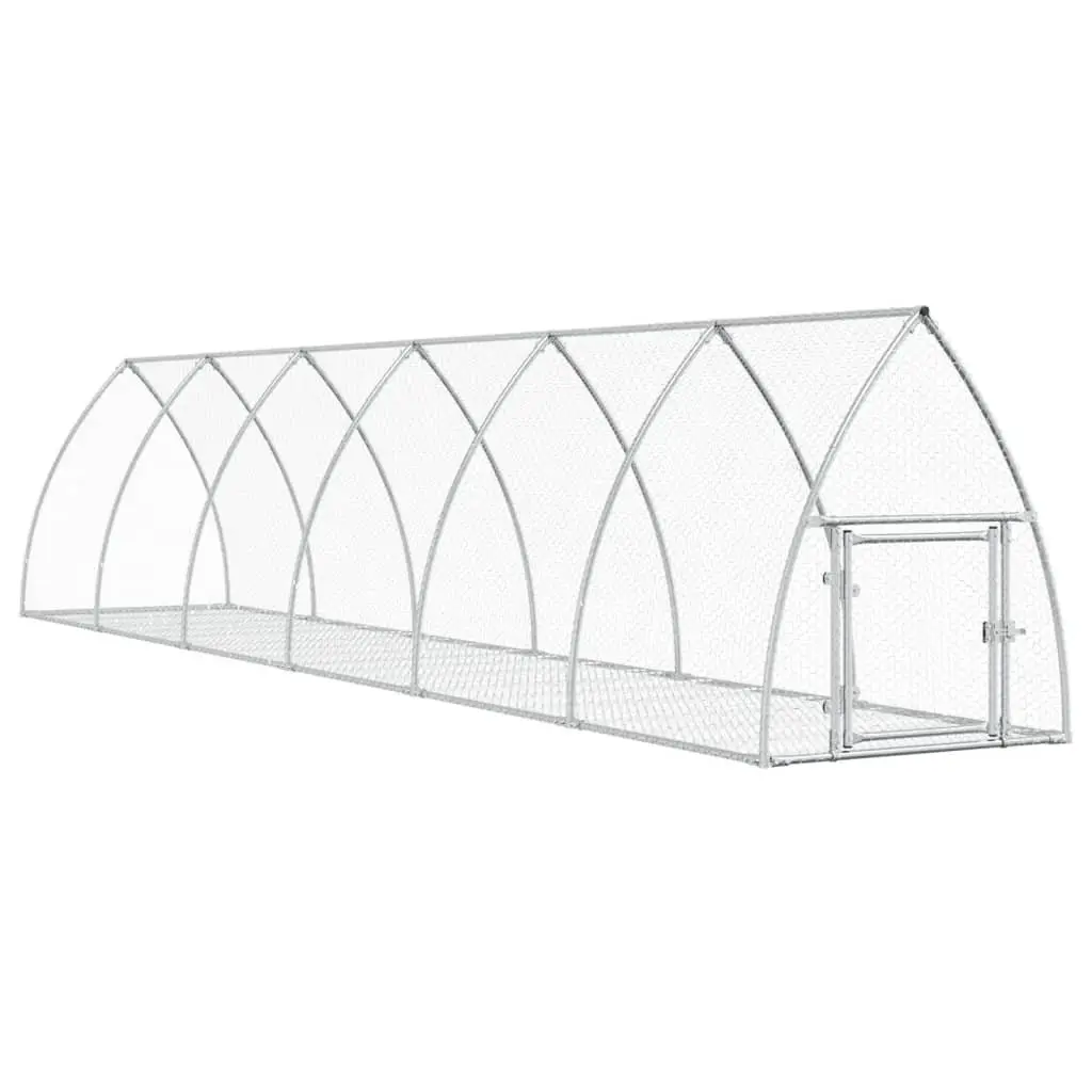 Rabbit Hutch Walk-In Enclosure Small Animal Cage Outdoor Pen Chickens Ducks