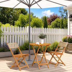 Practical Outdoor Bistro Set for Gardens and Balconies