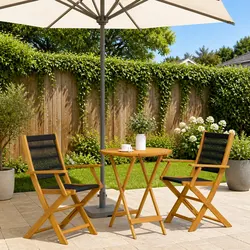 3 Piece Bistro Set for Garden and Balcony Use