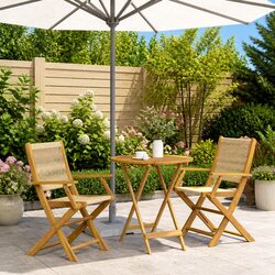 Ideal 3-Piece Bistro Set for Gardens and Balconies