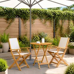Foldable Bistro Set for Gardens and Balconies