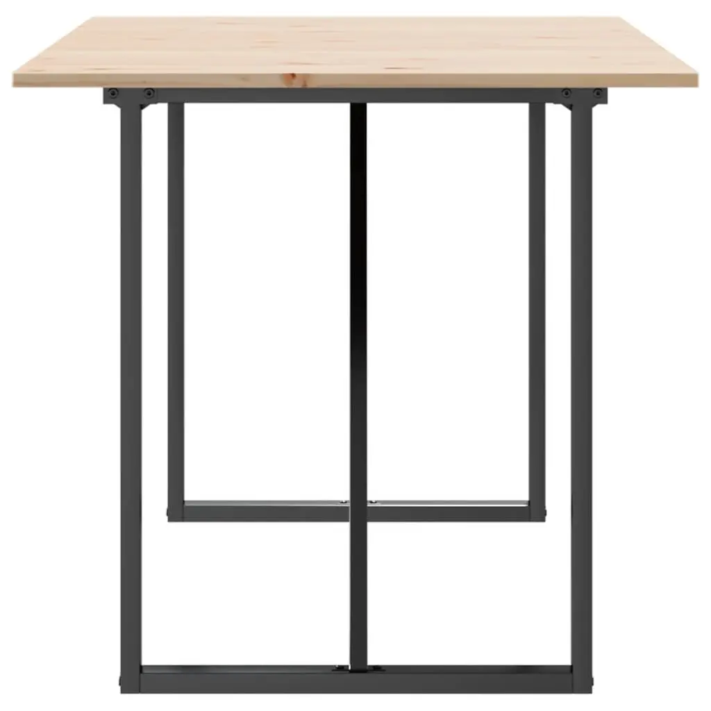 O-Frame Dining Table for Family Meals 140x80x75 cm