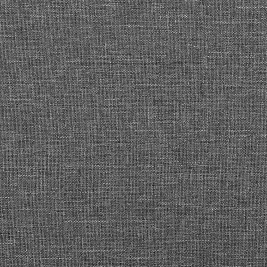 Queen Bed Frame Fabric Grey 152x203cm