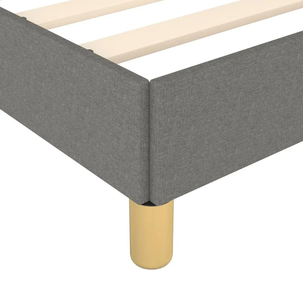 Queen Bed Frame Fabric Upholstery 152x203cm Grey