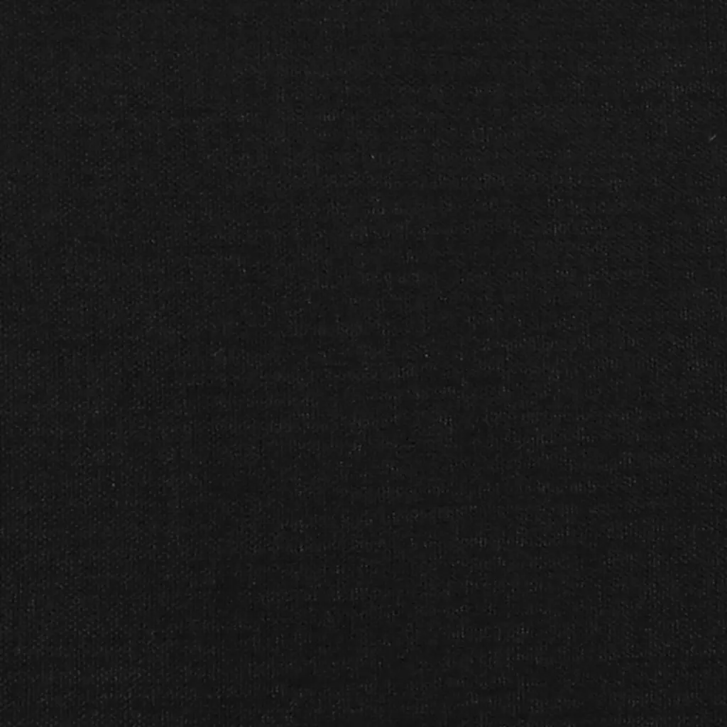 King Single Bed Frame Fabric Black 107x203cm Adjustable Height Headboard