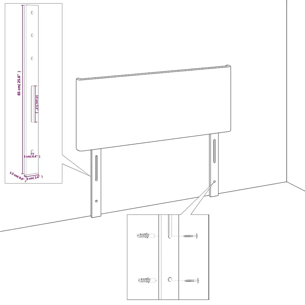 Queen Bed Frame Black Velvet Adjustable Height 152x203cm Plywood Slats