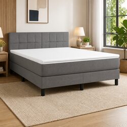 Practical Queen Size Box Spring Bed with Pocket Spring Support