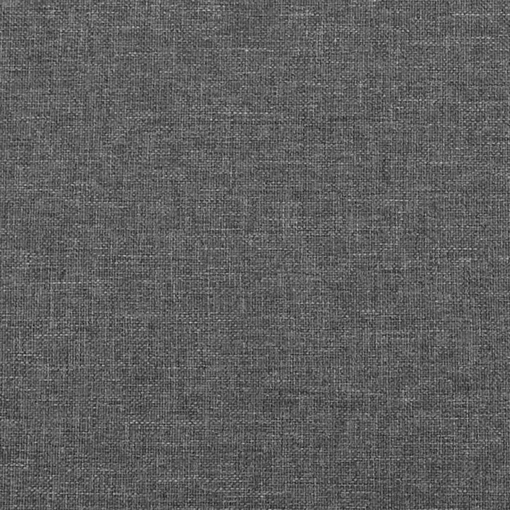 Queen Size Box Spring Bed Adjustable Height Headboard Pocket Spring Mattress Grey Fabric
