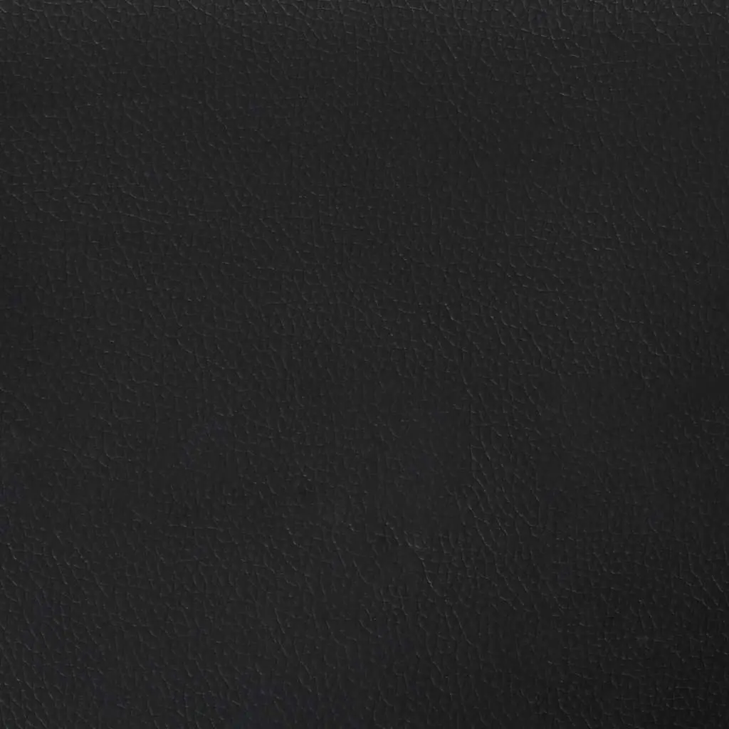 Box Spring Bed with Pocket Spring Mattress Queen Size Black Faux Leather