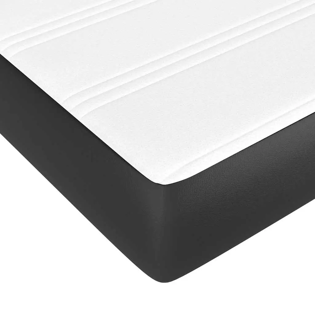 Queen Size Box Spring Bed with Pocket Spring Mattress Adjustable Headboard LED