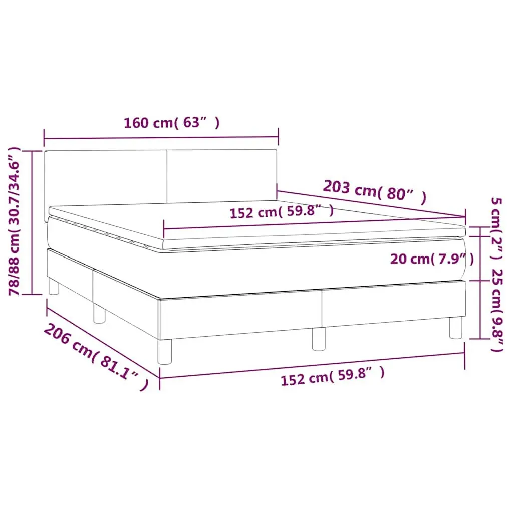 Queen Size Bed with Adjustable Headboard