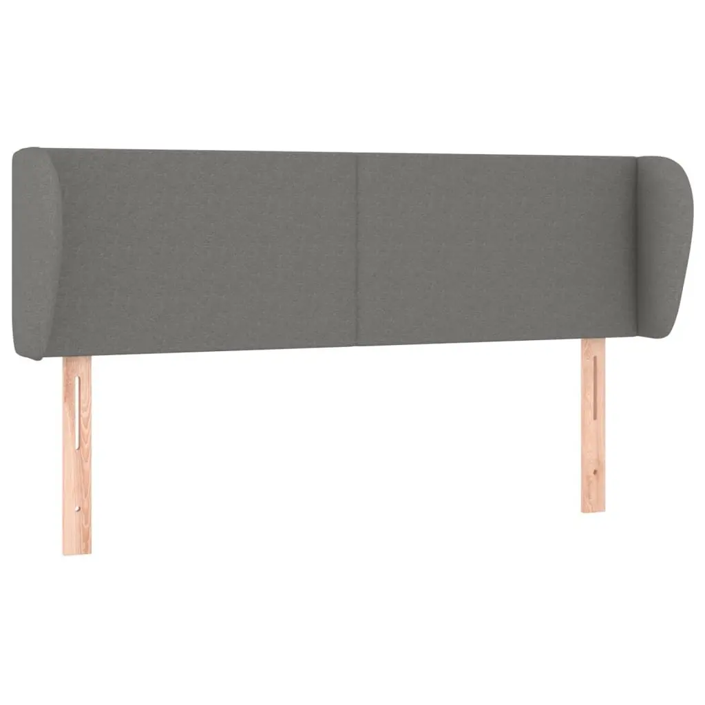 Queen Size Bed Frame with Adjustable Headboard Grey Fabric Pocket Spring Mattress