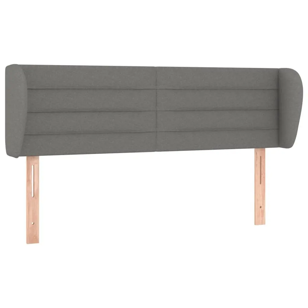 Queen Size Bed Frame with Adjustable Headboard Grey Fabric and Pocket Spring Mattress