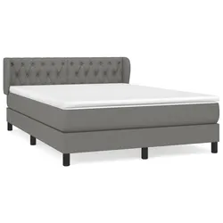 Practical Queen Size Grey Fabric Bed for Any Bedroom