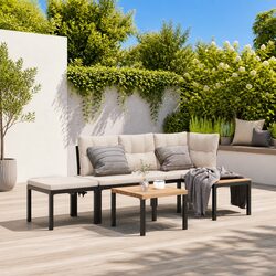 Versatile 3-Piece Garden Bench Set for Outdoor Living