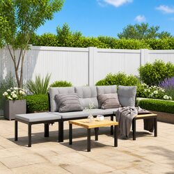 Practical Garden Bench Set Ideal for Outdoor Living