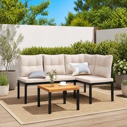Versatile Outdoor Bench Set for Any Setting