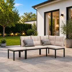 Ideal 3-Piece Garden Bench Set for Outdoor Gatherings