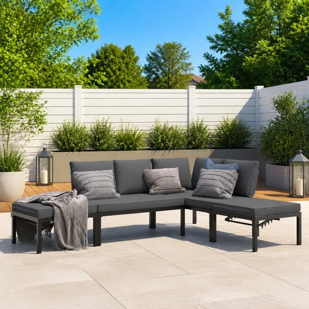 Modular Outdoor Sofa Set for Patio Use