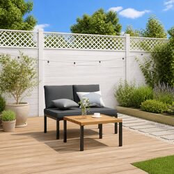 Practical 2-Piece Outdoor Garden Sofa for Any Patio