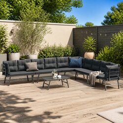 5-Piece Garden Bench Set for Outdoor Use