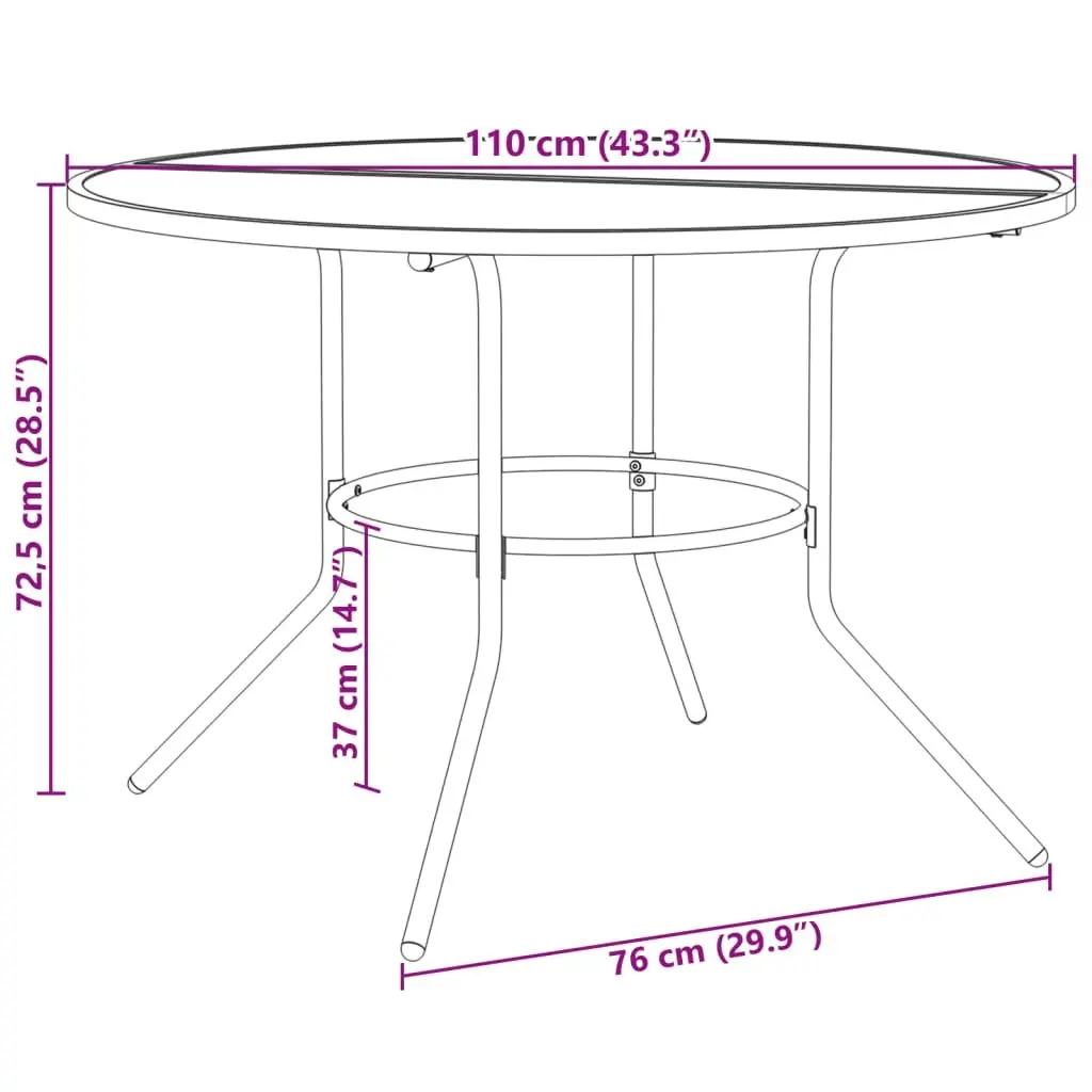 Stackable Garden Chair Set 7 Piece Outdoor Dining Bistro Chairs Mesh Table