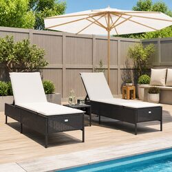Versatile Outdoor Sun Lounger Set for Any Garden