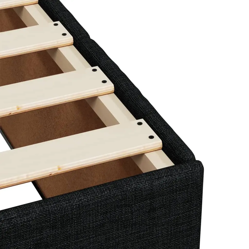 Black Bed Frame 90x190 cm for Any Bedroom
