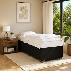 Functional Box Spring Bed with Supportive Mattress