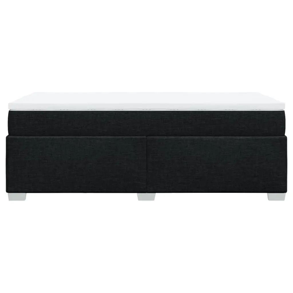 Pocket Spring Mattress King Single Box Spring Bed Fabric Upholstered Frame Grey