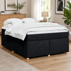 Functional Queen Box Spring Bed with Pocket Springs