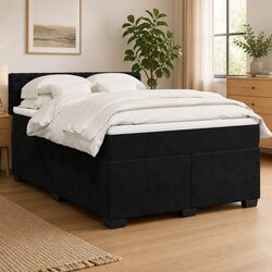 Queen Box Spring Bed for Comfortable Resting Spaces