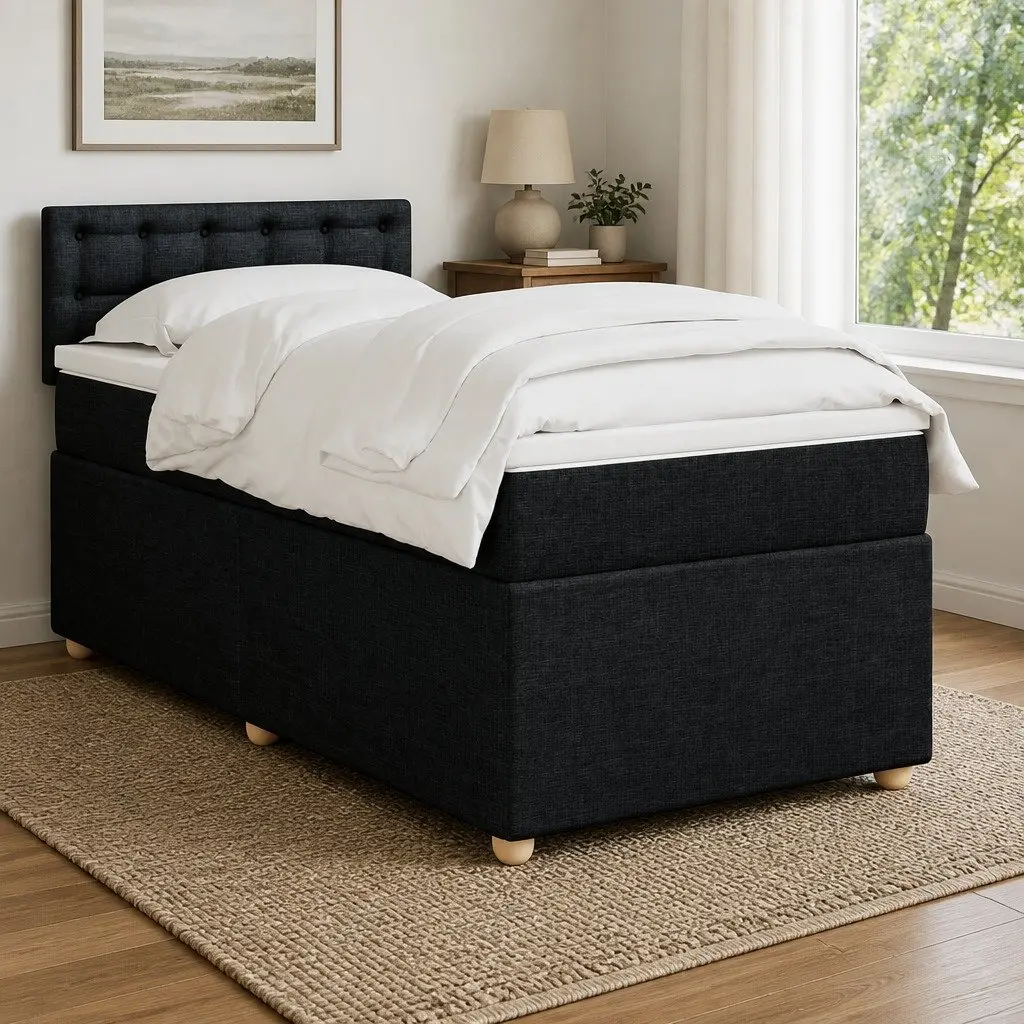 King Single Box Spring Bed with Mattress
