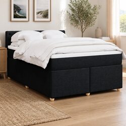 Versatile Queen Box Spring Bed with Pocket Mattress